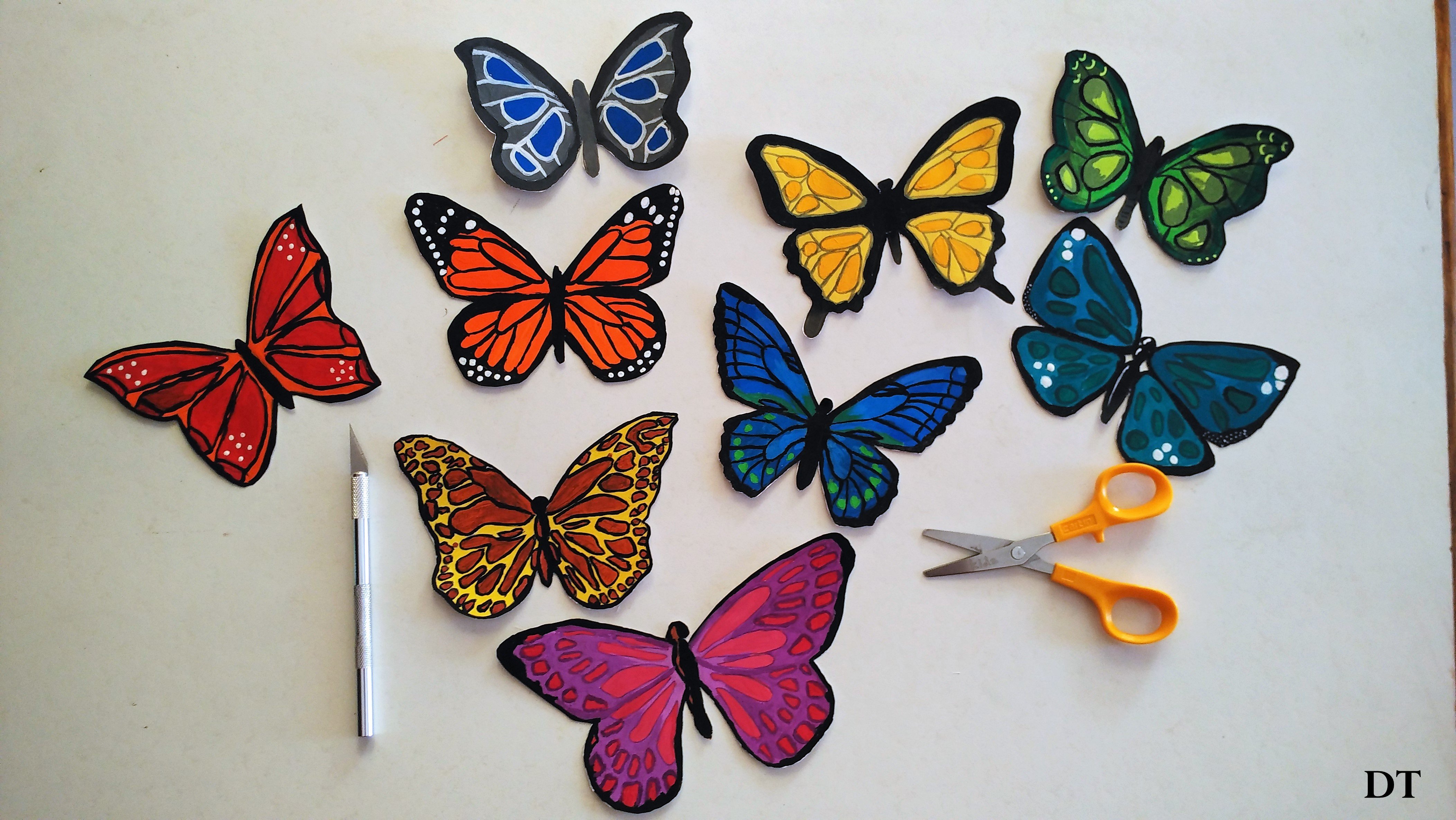 HOW TO MAKE REALISTIC BUTTERFLY? | DIY DECOR IDEAS | PART 2